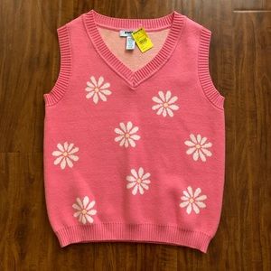 RSQ Pink Sweater Vest
